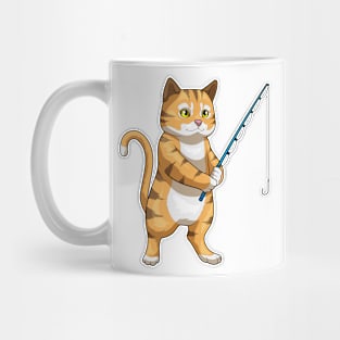 Cat Fisher Fishing rod Fishing Mug